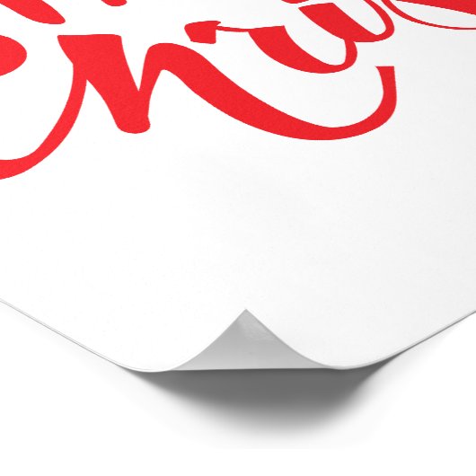 Weihnachtsbaum mit Bäumen Poster (Ecke)