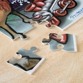 Weihnachtsbaum mit Beschneiungen Puzzle (Seite)