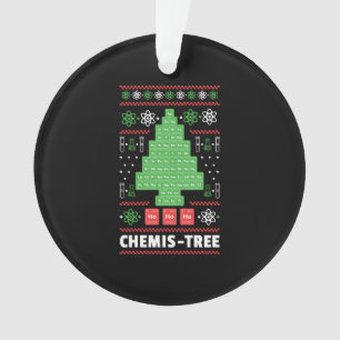 Weihnachtsbaum mit Chemie Ornament