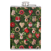 Weihnachtsbaum mit Filzspielzeug Flachmann (Rückseite)