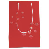 Weihnachtsbaum mit Fotos Mittlere Geschenktüte (Rückseite)