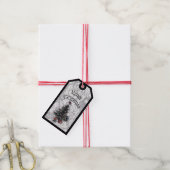 Weihnachtsbaum mit Geschenk-Anhänger Merry Gothmas Geschenkanhänger (Mit Garn)