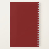 Weihnachtsbaum mit Geschenk Notizblock (Rückseite)