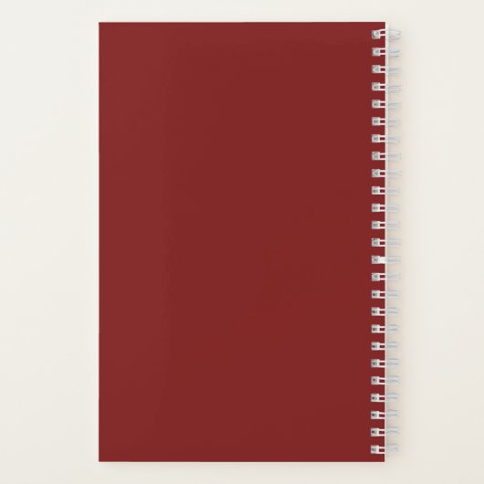 Weihnachtsbaum mit Geschenk Notizblock (Rückseite)