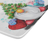 Weihnachtsbaum mit Geschenk Schneidebrett (Ecke)