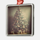 Weihnachtsbaum mit Geschenken Boho Xmas Urlaub Ornament Aus Metall (Links)