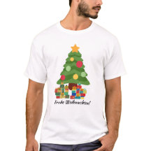 Weihnachtsbaum mit Geschenken Frohe Weihnachten!