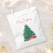 Weihnachtsbaum mit Geschenken Geschenktütchen (Ausgeschnitten)