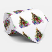 Weihnachtsbaum mit Geschenken Krawatte (Gerollt)