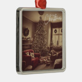 Weihnachtsbaum mit Geschenken Ornament Aus Metall (Rechts)