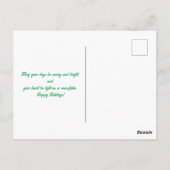 Weihnachtsbaum mit Geschenken und Kinder feierlich Postkarte (Rückseite)