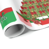Weihnachtsbaum mit Geschenkpapier (Rolleneckpunkt)