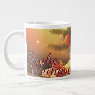 Weihnachtsbaum mit goldenen Geschenken Jumbo-Tasse