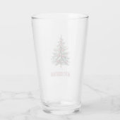 Weihnachtsbaum mit Herz Glas (Rückseite)