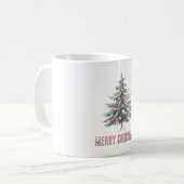 Weihnachtsbaum mit Herz Kaffeetasse (Vorderseite Links)