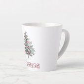 Weihnachtsbaum mit Herz Milchtasse (Rechte Ecke)