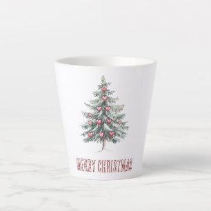Weihnachtsbaum mit Herz Milchtasse