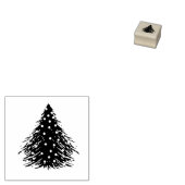 Weihnachtsbaum mit Hollow-Ornamenten Gummistempel (Stempel)