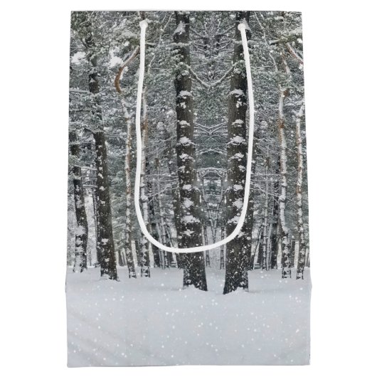 Weihnachtsbaum mit Hutbeutel Mittlere Geschenktüte (Rückseite)