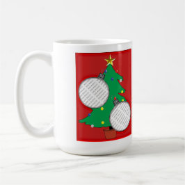 Weihnachtsbaum mit Ihren Fotos Tasse