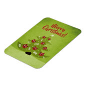 Weihnachtsbaum mit Kat- und Fischschmuck Magnet (Linke Seite)
