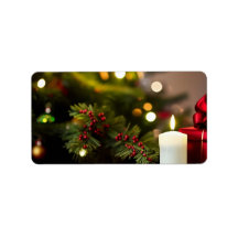 Weihnachtsbaum mit Kerzen