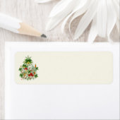 Weihnachtsbaum mit Kerzen-Adressenschildern (Insitu)