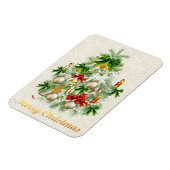 Weihnachtsbaum mit Kerzen Magnet (Linke Seite)