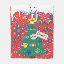 Weihnachtsbaum mit Kuppelschmuck anpassen Fleecedecke