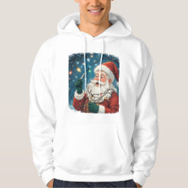 Weihnachtsbaum mit Lichtern Hoodie