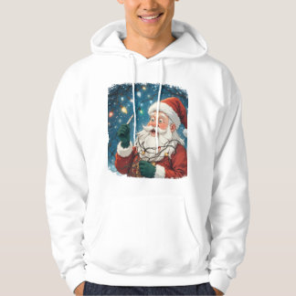 Weihnachtsbaum mit Lichtern Hoodie