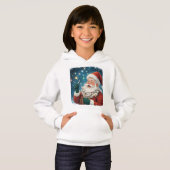 Weihnachtsbaum mit Lichtern Hoodie (Vorne ganz)