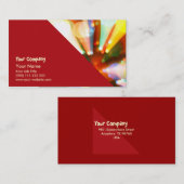 Weihnachtsbaum mit Lichtstrahlen Visitenkarte (Vorne/Hinten)