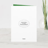 Weihnachtsbaum mit Postmark Feiertagskarte (Rückseite)