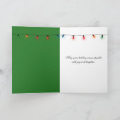 Weihnachtsbaum mit Postmark Feiertagskarte (Innenseite)