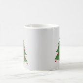 Weihnachtsbaum mit Red Bulbs Classic White Tasse (Mittel)