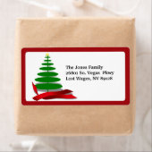 Weihnachtsbaum mit Red Ribbon (Insitu)