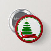 Weihnachtsbaum mit Red Ribbon Button (Vorne & Hinten)