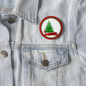 Weihnachtsbaum mit Red Ribbon Button (Beispiel)