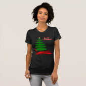 Weihnachtsbaum mit Red Ribbon T-Shirt (Vorne ganz)