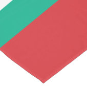 Weihnachtsbaum mit Red Star Kurzer Tischläufer (Ecke)