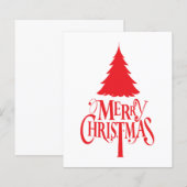 Weihnachtsbaum mit rotem Baum (Vorne/Hinten)