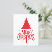 Weihnachtsbaum mit rotem Baum (Stehend Vorderseite)