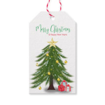 Weihnachtsbaum mit rotem Geschenk