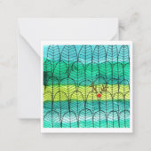 Weihnachtsbaum mit Rudolph-Namen Mitteilungskarte (Vorderseite)