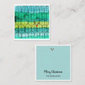 Weihnachtsbaum mit Rudolph-Namen Mitteilungskarte (Vorne/Hinten)