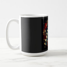 Weihnachtsbaum mit Schleife und goldener Stern Kaffeetasse