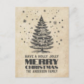 Weihnachtsbaum mit Schneeflocken Weihnachten (Vorderseite)