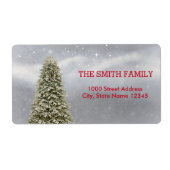 Weihnachtsbaum mit Schneeuntergrund (Vorne)