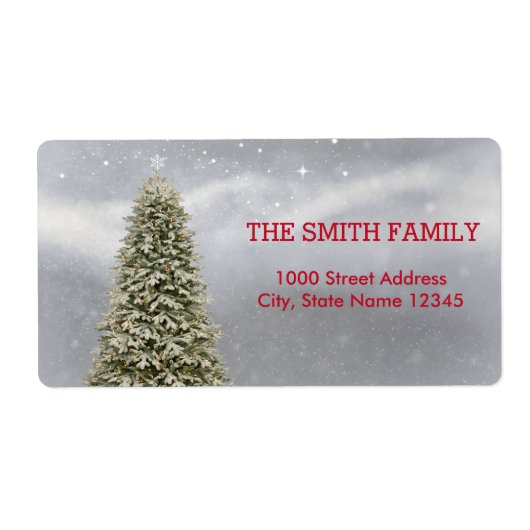 Weihnachtsbaum mit Schneeuntergrund (Vorne)